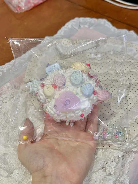 Colorful paw squishy with pastel pads